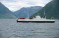 Ship-ferry in fiord