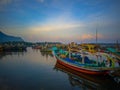 Ship fishing in Jember, Jawa Timur, Indonesia