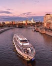 Ship of Flotilla Radisson Royal. The Moscow Kremlin, view from the Patriarchal bridge.