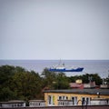 The ship in the Gulf of Gdansk.