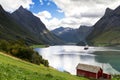 Ship at Hjorundfjord