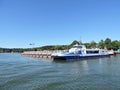 Ship in Juodkrante Marina, Lithuania