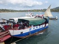 Ship loading at the port of Ankify, Madagascar