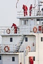 Ship Maintenance in Port of Tianjin, China