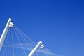 Ship masts with rigging Royalty Free Stock Photo