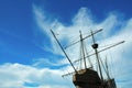 Malacca: A ship replica. Royalty Free Stock Photo