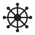 Ship navigation,navigation, ship, wheel fully editable vector icon