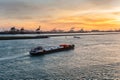 Ship in Nieuwe Waterweg canal