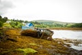 Irish Ship out of water far view Royalty Free Stock Photo