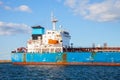 Ship in port Royalty Free Stock Photo