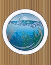 Ship porthole underwater cover design