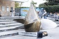 Ship propeller in front of the Maritime Museum in Besiktas. Royalty Free Stock Photo