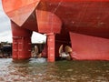 Ship Propeller in water