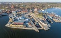 Ship Repair Dock Yard in Stockholm, Sweden