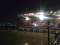 Ship restaurent in night