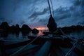 Dark Sunset in Wayag, Raja Ampat