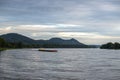 Ship on the Rhine near Bonn Royalty Free Stock Photo