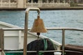 A ship& x27;s bell on a boat Royalty Free Stock Photo