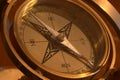 Ship's compass Royalty Free Stock Photo