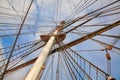 Ship's masts Royalty Free Stock Photo