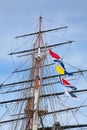 Ship's masts Royalty Free Stock Photo