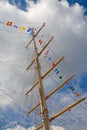 Ship's masts Royalty Free Stock Photo