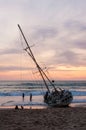 The Ship's Side, Seascape During Sunrise