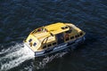 Ship's Tender Boat in Bar Harbor, USA, 2015 Royalty Free Stock Photo