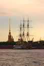 Ship at Sankt Petersurg