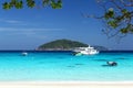 Ship on sea, Thailand Royalty Free Stock Photo