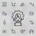 Ship, steamboat, steamship, vessel icon. Universal set of artifical intelligence for website design and development, app