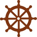 Ship steering wheel