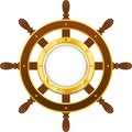 Ship wheel with porthole