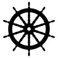 Ship wheel vector eps Hand drawn, Vector, Eps, Logo, Icon, silhouette Illustration by crafteroks for different uses.