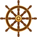 Ship wheel Royalty Free Stock Photo
