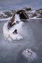 Ship-wreck in ice