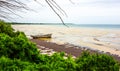 Ship wreck in Mozambique coastline Royalty Free Stock Photo