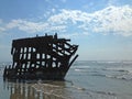 The Ship Wreck of the Peter Iredale Royalty Free Stock Photo