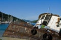 Ship wreck in Tortola Island Royalty Free Stock Photo