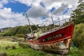 Ship wrecked in Brittany