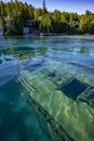 Ship wrecks at Tobermory Ontario