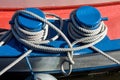 Shipboard bollard Royalty Free Stock Photo