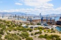 Shipbuilding in Diodia, Greece. Royalty Free Stock Photo