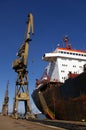 Shipbuilding, ship-repair Royalty Free Stock Photo