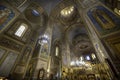 Interior of the Memorial Temple of the Birth of Christ church in Shipka, Bulgaria