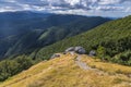 Shipka mountain pass in Balkan mountains, Bulgaria Royalty Free Stock Photo