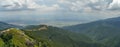 Shipka Pass - a scenic mountain pass through the Balkan Mountains in Bulgaria. Royalty Free Stock Photo