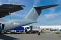 Shipment of humanitarian aid of the German Red Cross Royalty Free Stock Photo