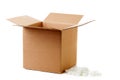 Shipping box Royalty Free Stock Photo