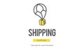 Shipping Carrier Freight Import Export Logistics Concept Royalty Free Stock Photo